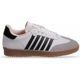 Resim M.P. 242-1558 Beyaz Siyah Günlük Yürüyüş Erkek Spor Ayakkabı 