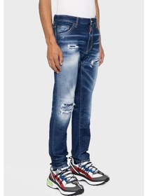 Resim Dsquared2 Erkek Kot Pantolon S74lb1452 S30663 470 Lacivert 