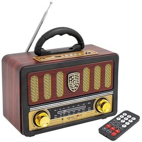 Resim MagicVoice MV-114BT USB - SD - FM - Bluetooth Destekli Nostaljik Radyo 