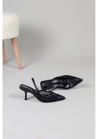 Resim Birikon Livia File Alçak Topuklu Ayakkabı Siyah-7336-siyah Siyah 