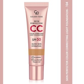 Resim Golden Rose Skin Perfect CC SPF50 Fondöten 104 Warm Honey - Gratis 
