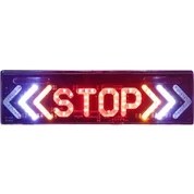 Resim Elektrikli Işaret Cihazı Oklu Stop Büyük 