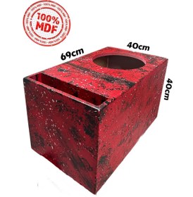 Resim ensilya 30 CM SPL L PORT PROFESYONEL BAS KABİNİ MDF DEPREM ETKİLİ 