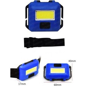 Resim Kenko Ledli Mini Kafa Lambası 3 Watt T89 Mavi 