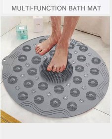 Resim Nihai Rahatlama Ve Temizlik İçin Silikon Ayak Masajı Temizleme Banyo Paspası Çok Renkli 