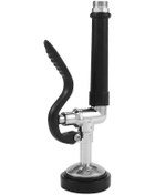 Resim Dayanıklı Krom Kaplamalı Ticari Musluklar İçin Ön Durulama Sprey Başlığı Gümüş Siyah 