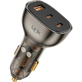 Resim Linktech C506 80w 2xpd 30+20w Usb Araç İçi Şarj Adaptörü Başlık - 