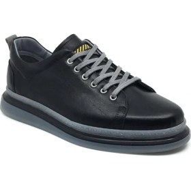 Resim Luis Figo İçi Dışı Deri Rahat Erkek Günlük Ortopedik Şeffaf Taban Kışlık Klasik Spor Ayakkabı 40-44 