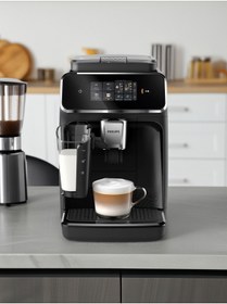 Resim Philips Lattego Premium Tam Otomatik Espresso Makinesi, Tek Dokunuşla 4 Çeşit Içecek 