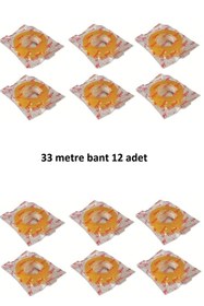 Resim KarmaOfis 33 metre Şeffaf Selefon Bant 12 adet 