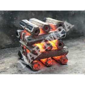 Resim Doğal Briket Pres Mangal Kömürü 20 Kg 