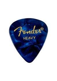 Resim Fender 1980351702 Premium Celluloid 351 Shape Thin Gitar Penası Blue Moto Mavi İnci Desen Hafif Ve Esnek Çalım Hissi 12'li 
