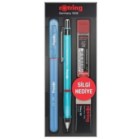 Resim Rotring Okul Seti Visuclick+Jel 0.7 MM Mavi 