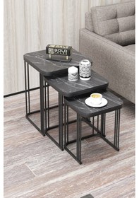 Resim Zigon Sehpa Alize Bendir Siyah 