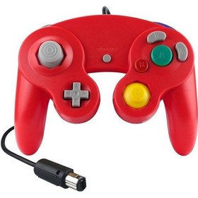Resim Cbtx Nintendo Ngc / Wii Uyumlu 2 Adet Tek Nokta Titreşimli Kontrol Kablolu Oyun Denetleyicisi, Ürün Rengi: Kırmızı 