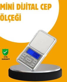 Resim Taşınabilir Dijital Cep Terazisi 5 Ölçüm Birimli Renkli 