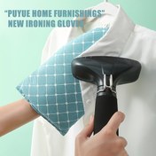 Resim 1 adet Asılı Kayışlı Mini Ütü Masası - Taşınabilir El Ütü Pedi, Kolay Ütüleme İçin Ergonomik Tasarım, Dayanıklı Polyester Kumaş, Elektrik Gerektirmez, Ev ve Ofis Kullanımı İçin İdeal, Ütü Aksesuarları 