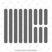 Resim Bcy7 Reflektif Füme Serit Seti 12 Parca 