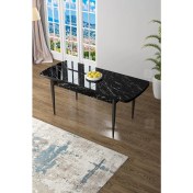 Resim Canisa Concept Canisa Zen Serisi 1.sınıf Mdf Açılabilir Siyah Mermer Desenli Mutfak Masası, Yemek Masası 