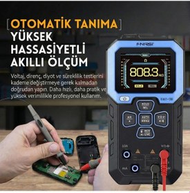 Resim Fnırsı Dmt-99 Yüksek Hassasiyetli Çok Fonksiyonlu Akıllı Dijital Multimetre 