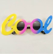 Resim Genel Markalar Cool Yazılı Rengarenk Parti Gözlüğü 21x8 cm 