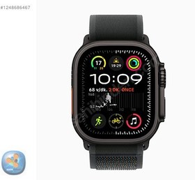 Resim Apple Watch Ultra 2 49mm Black Trail Loop Sıfır + applekutusu 