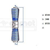 Resim GOMET 9029B Direksiyon Körüğü Astra Takım Zf 