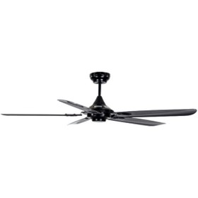 Resim Alsanfan Dark Siyah Aydınlatmasız Uzaktan Kumandalı 140cm Tavan Vantilatörü 