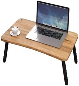 Resim Dellaks Laptop Sehpası Seyyar Kahvaltı Masası Katlanır Çalışma Sehpası Atlantik Çam 