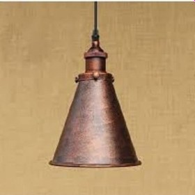 Resim Retro Bakır Skitme Rustik Tekli Metal Sarkıt 18Cm En 75Cm Yüksekl 