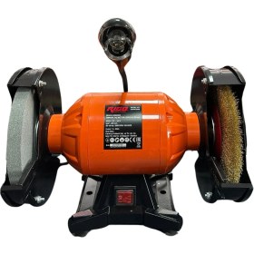 Resim Rico 024-RC0006 Profesyonel Taş Motoru Işıklı Tel Fırçalı 600W 200 mm 