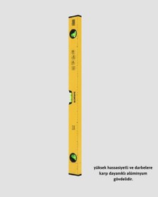 Resim Mey İthalat 600 Mm Su Terazisi Sarı Dayanıklı Gövde Hassas Ölçüm 