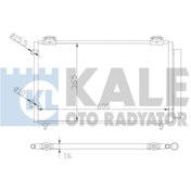 Resim KALE 383100 Klima Radyator (Toyota: Corolla Uyumlu 03-07) (WR482145) 