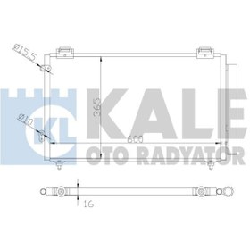 Resim KALE 383100 Klima Radyator (Toyota: Corolla Uyumlu 03-07) (WR482145) 