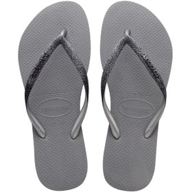 Resim HAVAIANAS Slim Sparkle FC Kadın Parmak Arası Terlik 4146093-5178 - Gri / 41-42 