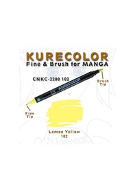 Resim Zig Kurecolor Brush For Manga Çizim Kalemi 102 Lemon Yellow 
