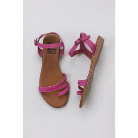Resim Bueno Shoes Fuşya Nubuk Kadın Parmak Arası Sandalet 01WU7457 01WU7457 