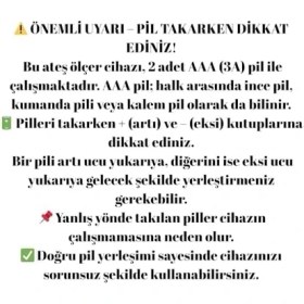 Resim Dijital Temassız Ateş Ölçer Termometre Tabanca Model Hafızalı Pilli Bebek Çocuk Kedi Köpek Ortam Nesne Yemek Havuz 