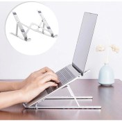Resim River World Ayarlanabilir Dizüstü Destek Tabanı Tamamen Katlanabilir Taşınabilir Laptop Yükseltici 