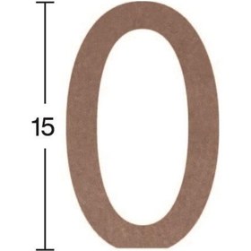 Resim Rakam Ahşap Obje (Sıfır) 18Mm - 0 