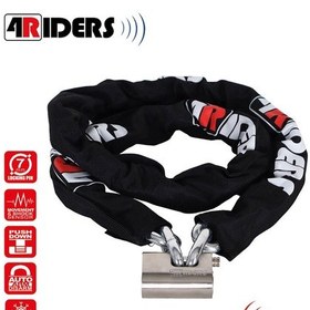 Resim 4riders Bull Pro 10x200cm Kesilmez Zincir Alarmlı Kilit 10mm 