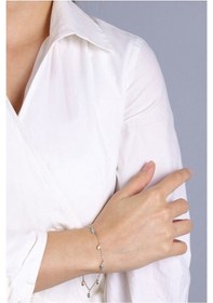 Resim Diamond Line - Gülaylar - Sarı Altın 14 Ayar Nazar Boncuğu Bilekl Standart N11.21805 Sarı Altın 