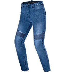 Resim Shima Zenith Korumalı Kadın Motosiklet Pantolonu Mavi 