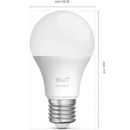 Resim Hakay 8W E27 Renkli Akıllı Ampul, 806 Lumen 