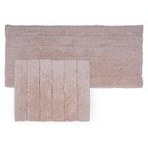 Resim Peluş Banyo Paspası Pembe 2 Parça The Mia