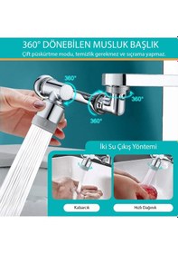 Resim Hymark 1080 Derece Dönebilen Evrensel 2 Modlu Robotik Kol Mutfak 