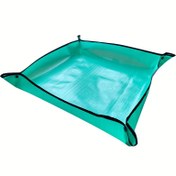 Resim Saksı Matı, Fide Dikme Matı, Yeniden Dikme Matı, Bitki Fide Dikme Matı Su Geçirmez Nakil Matı Kapalı Sukulent Saksı Matı Taşınabilir Bahçe Toprak Değiştirme ve Sulama Matı Kare ve Katlanabilir 