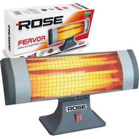 Resim Poke Elektrikli Soba 1800W Ayak Altı Isıtıcı 3 Çubuklu Emniyetli Rose Ferwor 