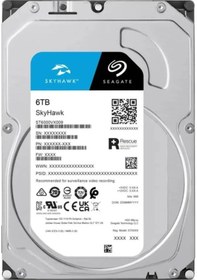Resim Seagate Skyhawk, St6000vx009, 3.5&quot , 6tb, 256mb, 5400rpm, Güvenlik, Hdd 