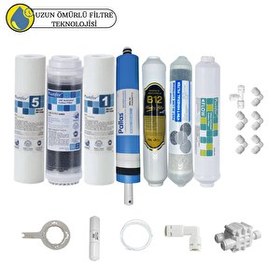 Resim Pemax Water Solutions Purefer Açık Kasa Çift Sedimentli Sertifikalı 7'li Pallas Mebran Şeffaf 4'lü Mineral-B12 Alkali 